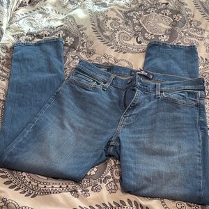 Hollister Men’s Slim Straight Jeans - Medium Blue